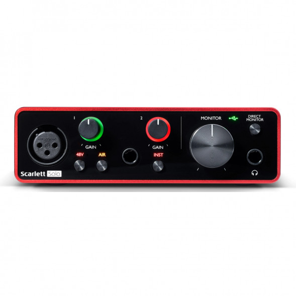 Внешняя звуковая карта FOCUSRITE Scarlett Solo 3rd Gen в Твери