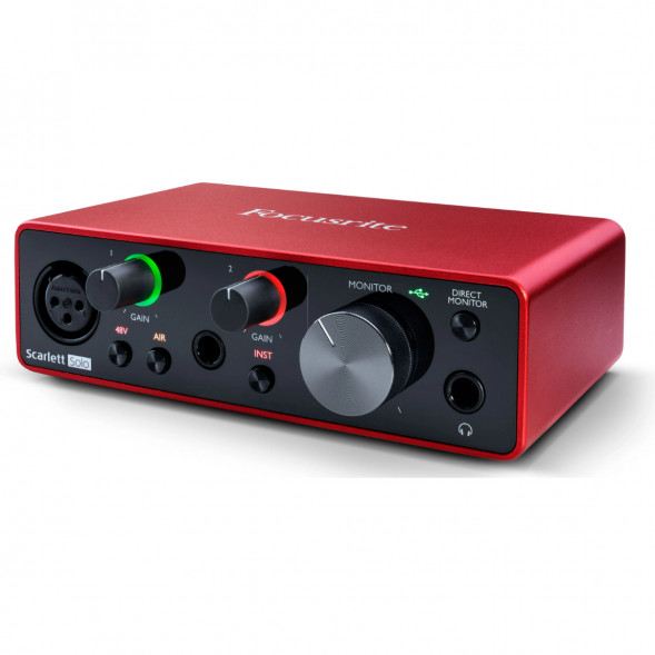 Внешняя звуковая карта FOCUSRITE Scarlett Solo 3rd Gen в Твери