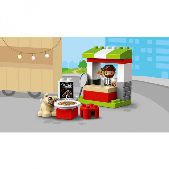 Конструктор LEGO DUPLO 10927 Town Киоск-пиццерия в Твери