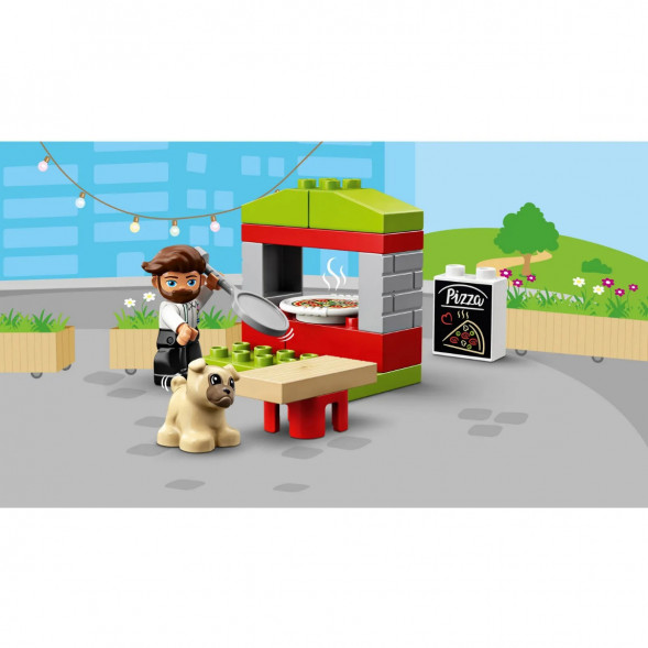 Конструктор LEGO DUPLO 10927 Town Киоск-пиццерия в Твери