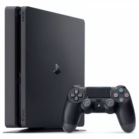 Игровая приставка Sony PlayStation 4 Slim 500 ГБ HDD, черный в Твери