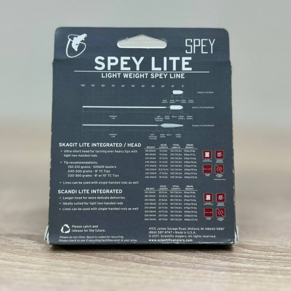 Рыболовная леска Scientific Anglers Spey Lite St-150-F Scandi 128483 в Твери