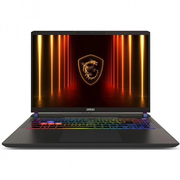 Ноутбук MSI Vector A16 HX A8WHG-033XRU (16&amp;quot;, IPS, AMD Ryzen 9 8940HX 2.4ГГц, 16-ядерный, 16ГБ DDR5, 1ТБ SSD, NVIDIA GeForce RTX 5070 Ti 12 ГБ, без ОС), серый космос в Твери