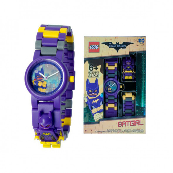Часы LEGO Super Heroes 8020844 Batman Movie Бэтгерл с минифигуркой в Твери