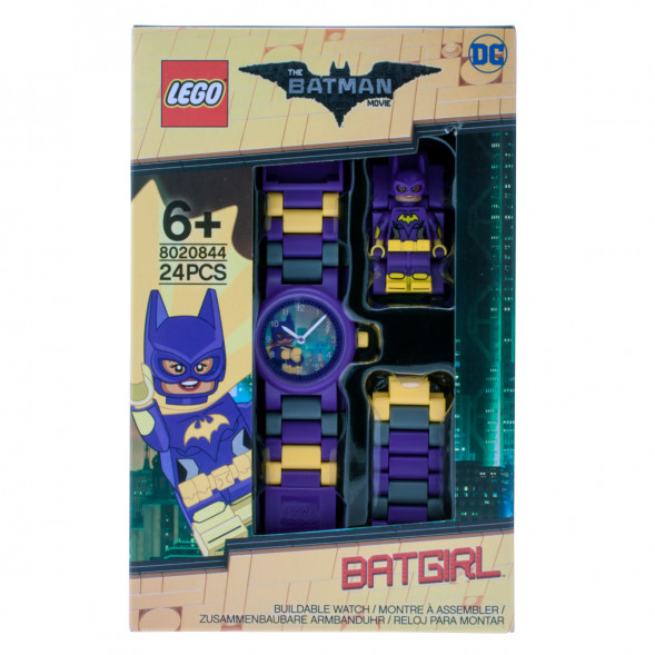 Часы LEGO Super Heroes 8020844 Batman Movie Бэтгерл с минифигуркой в Твери