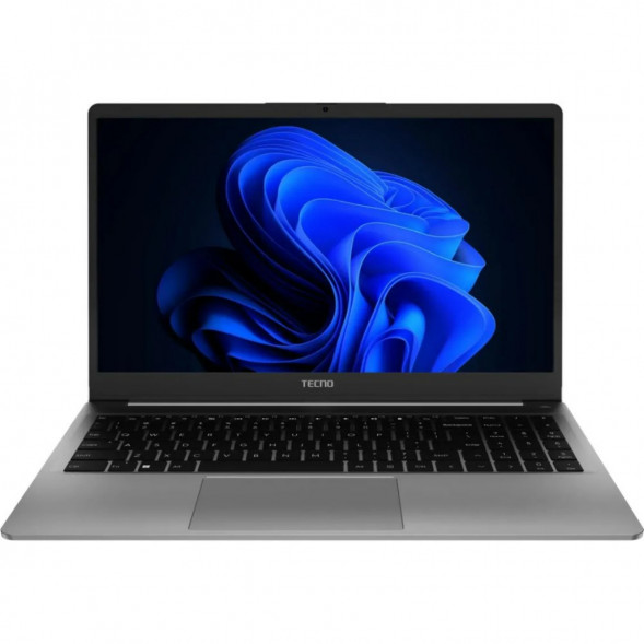 Ноутбук TECNO MegaBook K15SDA (15.6&amp;quot;, IPS, AMD Ryzen 5 7430U 2.3ГГц, 6 ядер, 16ГБ DDR4, 512ГБ SSD, AMD Radeon Graphics, Windows 11 Home), серый в Твери
