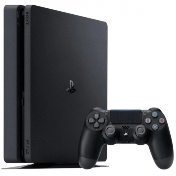 Игровая приставка Sony PlayStation 4 Slim 1TB black в Твери