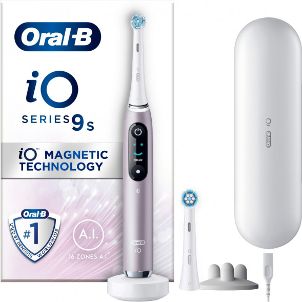 Электрическая зубная щетка Oral-B iO Series 9s (387194), Розовый кварц в Твери