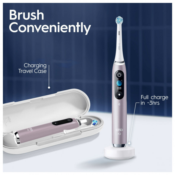 Электрическая зубная щетка Oral-B iO Series 9s (387194), Розовый кварц в Твери