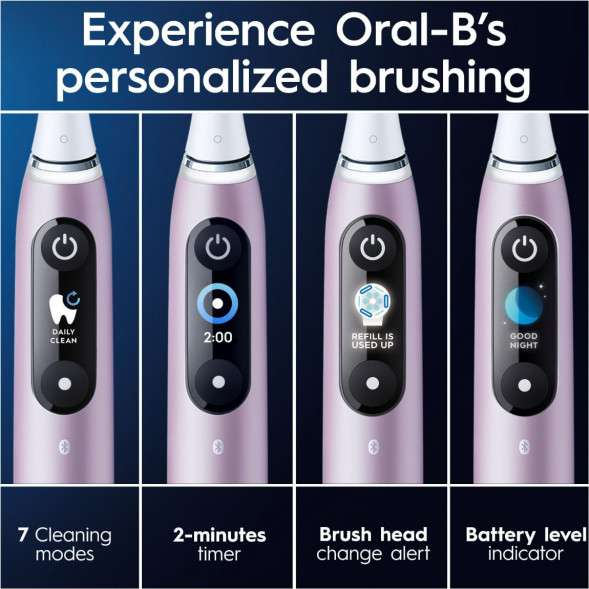Электрическая зубная щетка Oral-B iO Series 9s (387194), Розовый кварц в Твери