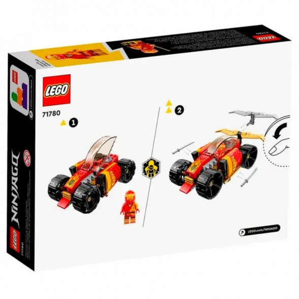 Конструктор LEGO Ninjago 71780 Гоночный автомобиль ниндзя Кая в Твери