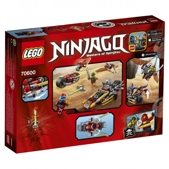 Конструктор LEGO Ninjago 70600 Погоня на мотоциклах в Твери