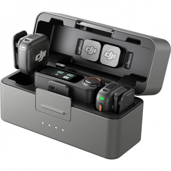 Беспроводной микрофон DJI Mic 3 (2 TX + 1 RX + Charging Case) в Твери