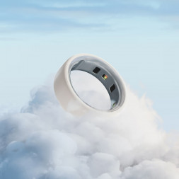 Умное кольцо Oura Ring 4 Ceramic (размер 15), Облако/Cloud