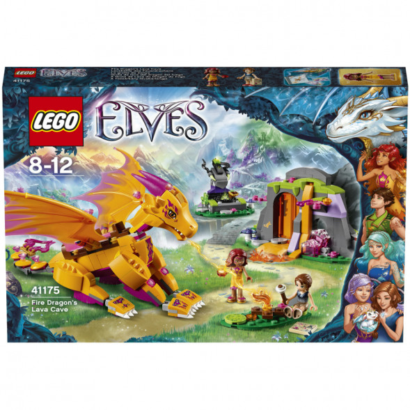 Конструктор LEGO Elves 41175 Лавовая пещера дракона огня в Твери