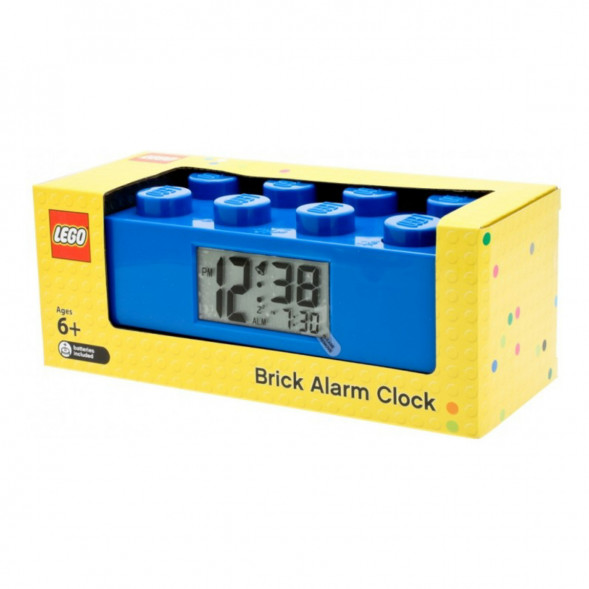 Будильник LEGO 9002151 Кирпичик, синий в Твери