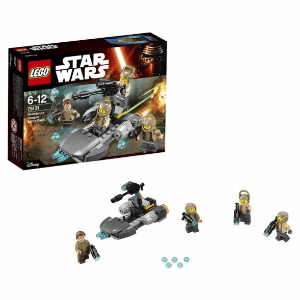 Конструктор LEGO Star Wars 75131 Боевой набор Сопротивления в Твери