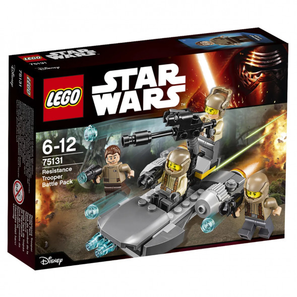 Конструктор LEGO Star Wars 75131 Боевой набор Сопротивления в Твери