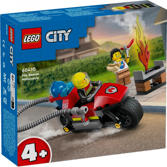 Конструктор LEGO City 60410 Пожарно-спасательный мотоцикл в Твери