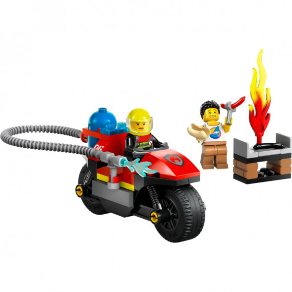 Конструктор LEGO City 60410 Пожарно-спасательный мотоцикл в Твери