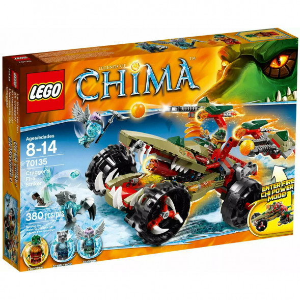 Конструктор LEGO Legends of Chima 70135 Огненный Страйкер Краггера в Твери