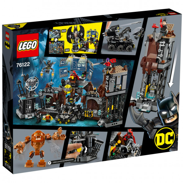 Конструктор LEGO Super Heroes 76122 Вторжение Глиноликого в бэт-пещеру в Твери