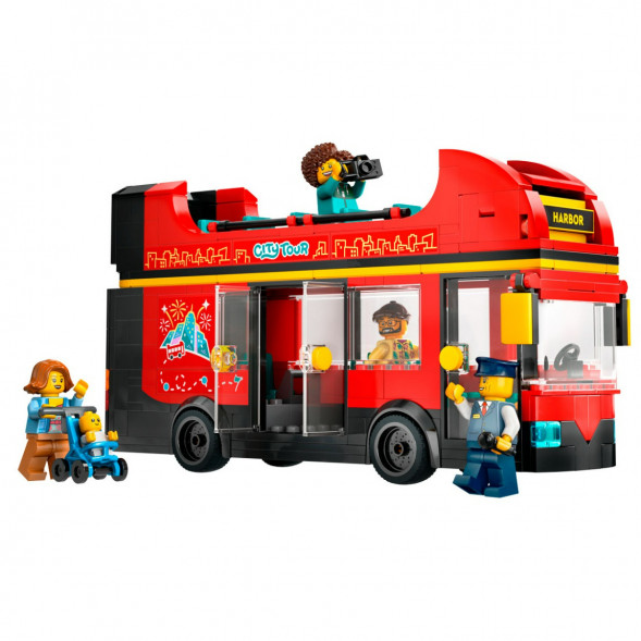 Конструктор LEGO City 60407 Красный двухэтажный экскурсионный автобус в Твери