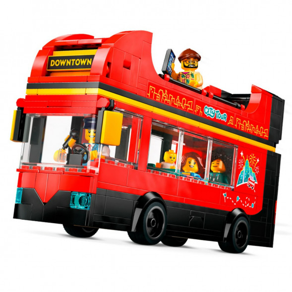 Конструктор LEGO City 60407 Красный двухэтажный экскурсионный автобус в Твери