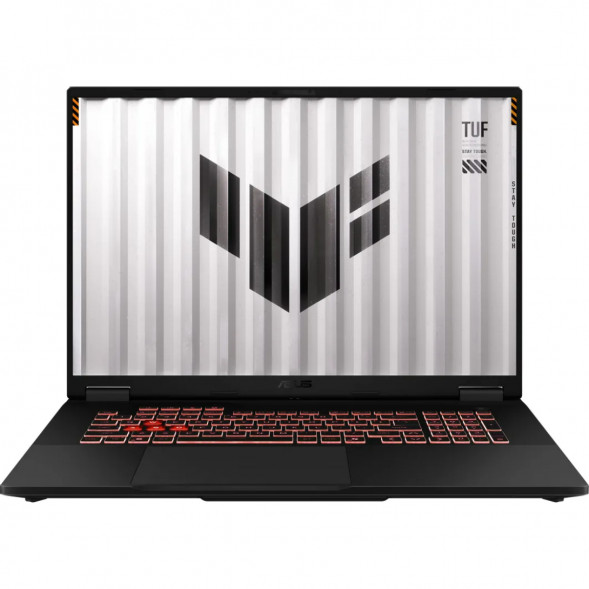 Ноутбук ASUS TUF Gaming A18 FA808PP-S8034 (18&amp;quot;, 2025, IPS, AMD Ryzen 9 8940HX 2.4ГГц, 16 ядер, 16ГБ DDR5, 512ГБ SSD, NVIDIA GeForce RTX 5070 8 ГБ, без ОС), серый в Твери