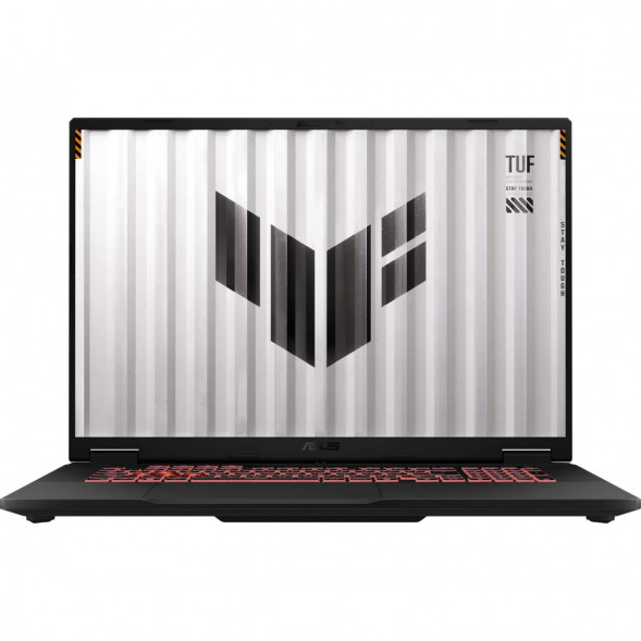 Ноутбук ASUS TUF Gaming A18 FA808PP-S8034 (18&amp;quot;, 2025, IPS, AMD Ryzen 9 8940HX 2.4ГГц, 16 ядер, 16ГБ DDR5, 512ГБ SSD, NVIDIA GeForce RTX 5070 8 ГБ, без ОС), серый в Твери