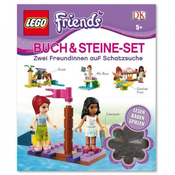 Книга и набор кубиков LEGO Friends Buch &amp;amp; Steine-Set Zwei Freundinnen auf Schatzsuche в Твери