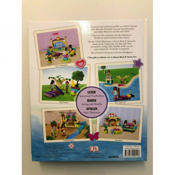 Книга и набор кубиков LEGO Friends Buch &amp;amp; Steine-Set Zwei Freundinnen auf Schatzsuche в Твери