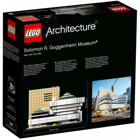 Конструктор LEGO Architecture 21035 Музей Соломона Гуггенхайма в Твери