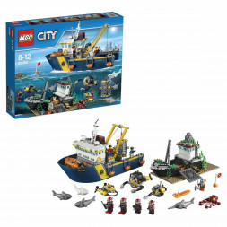 Конструктор LEGO City 60095 Корабль исследователей морских глубин