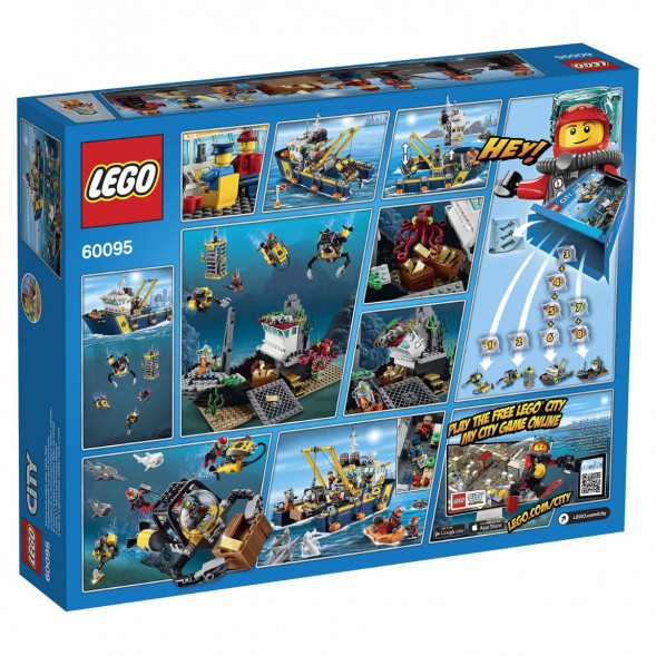 Конструктор LEGO City 60095 Корабль исследователей морских глубин в Твери