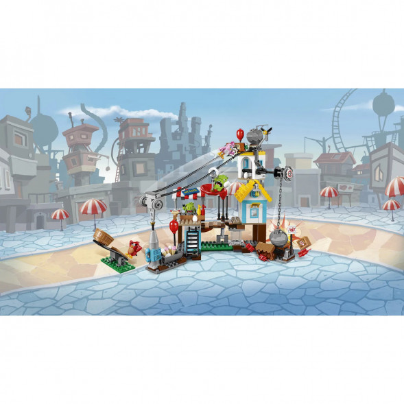 Конструктор LEGO Angry Birds 75824 Разгром Свинограда в Твери