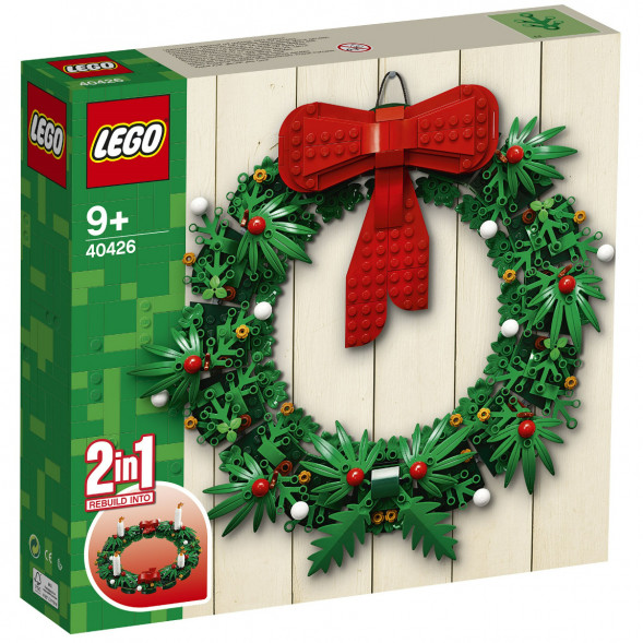 Конструктор LEGO 40426 Сувенирный набор «Рождественский венок» 2 в 1 в Твери