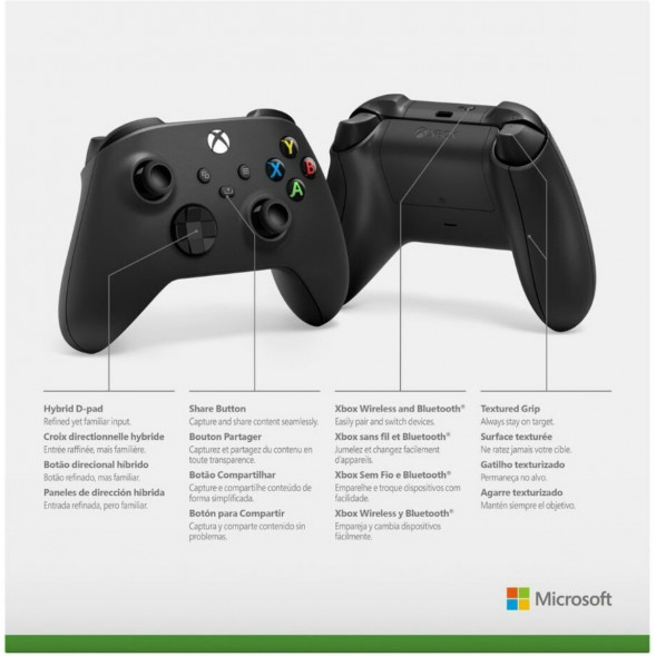 Геймпад Microsoft Xbox Series Carbon черный в Твери