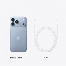 Смартфон Apple iPhone 18 Pro 512GB (SIM + eSIM), Glacier