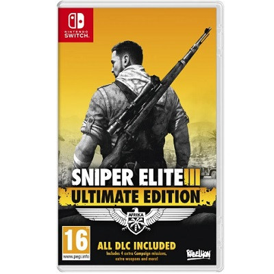 Игра Sniper Elite 3 Ultimate Edition для Nintendo Switch, картридж в Твери