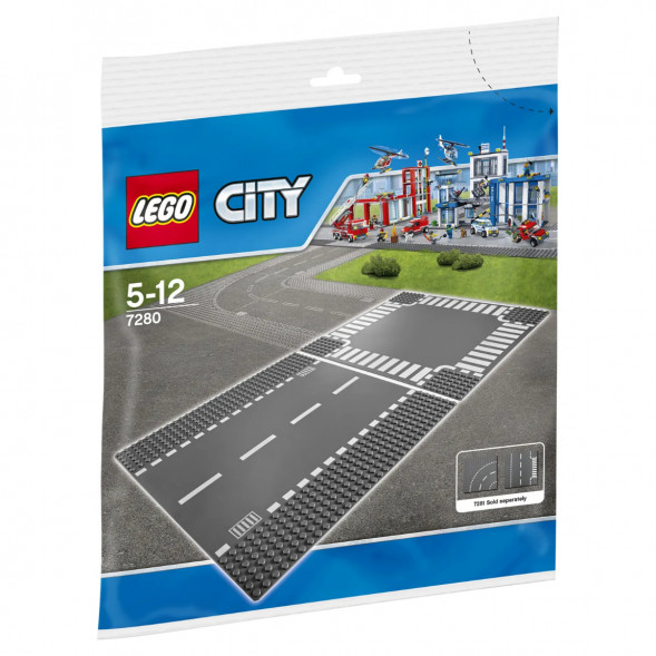 Конструктор LEGO City 7280 Прямая дорога и перекрёсток в Твери