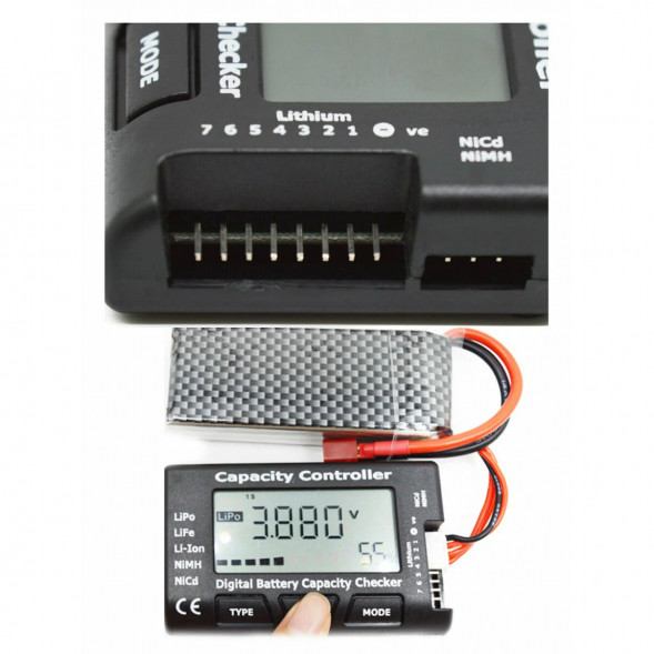 Тестер ёмкости аккумулятора CellMeter-7 с функцией балансировки ячеек в Твери