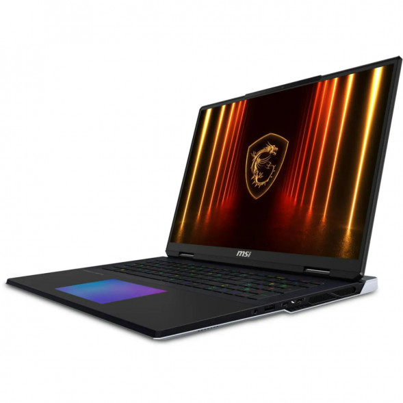 Ноутбук MSI Titan 18 HX AI A2XWJG-206RU (18&amp;quot;, IPS, Intel Core Ultra 9 285HX 2.8ГГц, 24 ядра, 64ГБ DDR5, 4ТБ SSD, NVIDIA GeForce RTX 5090 24 ГБ, Windows 11 Home), черный в Твери
