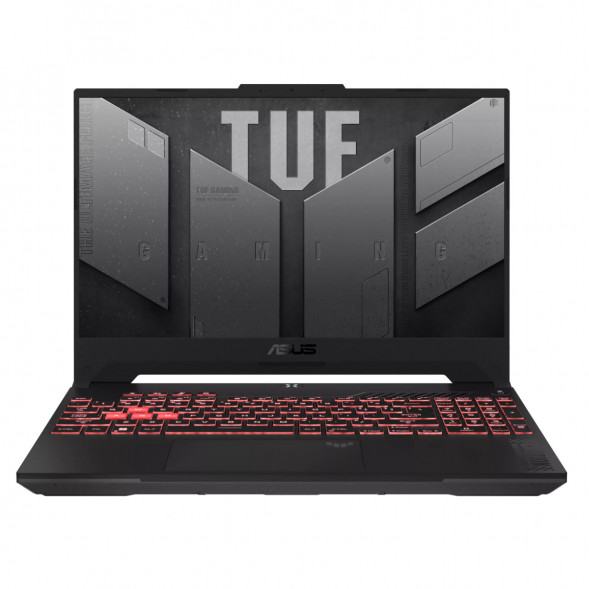 Ноутбук ASUS TUF Gaming A17 FA707NUG-HX156 (17.3&amp;quot;, IPS, 6 ядер, AMD Ryzen 7 7445HS 3.2 ГГц, 16 ГБ DDR5, SSD 512 ГБ, NVIDIA GeForce RTX 4050 - 6 ГБ, без ОС), черный в Твери
