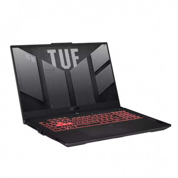 Ноутбук ASUS TUF Gaming A17 FA707NUG-HX156 (17.3&amp;quot;, IPS, 6 ядер, AMD Ryzen 7 7445HS 3.2 ГГц, 16 ГБ DDR5, SSD 512 ГБ, NVIDIA GeForce RTX 4050 - 6 ГБ, без ОС), черный в Твери