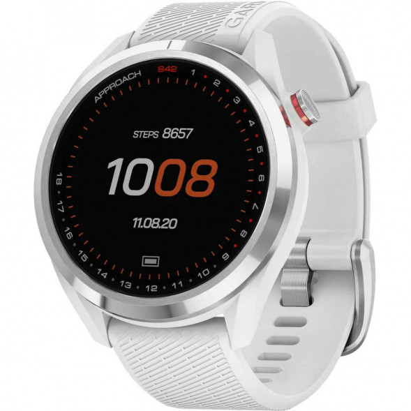Умные часы для гольфа Garmin Approach S42, белый 010-02572-01 в Твери