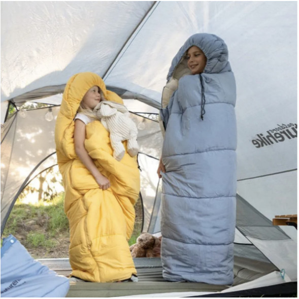 Спальный мешок Naturehike C180 (190x75см), желтый в Твери