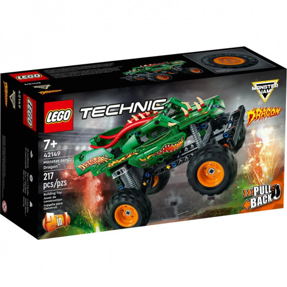 Конструктор LEGO Technic 42149 Монстер Джем «Дракон» в Твери