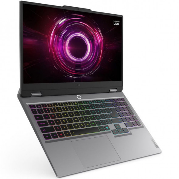 Ноутбук Lenovo LOQ 15AHP10 (83JG003DPB) (15.6&amp;quot;,  IPS, AMD Ryzen 5 220, 6 ядер, 16 ГБ DDR5, SSD 512 ГБ, NVIDIA GeForce RTX 5050 - 8 ГБ, без ОС), серый в Твери