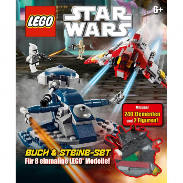 Книга и набор кубиков LEGO Star Wars Buch &amp;amp; Steine-Set Fur 8 einmalige Lego Modelle! в Твери
